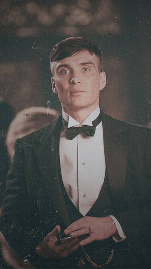 Peaky Blinders Thomas Vintage Photo Wallpaper