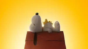 Peanuts Sleepy Snoopy And Woodstock Wallpaper