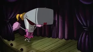 Pearl Krabs Striking A Pose In Her Stylish Outfit Wallpaper