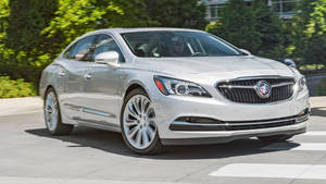 Pearl White Buick Lacrosse Wallpaper