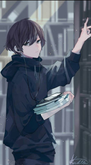 Peculiar Izumi Miyamura Sad Boy Books Art Wallpaper