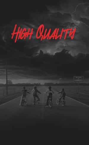 Pedal Away On This Vintage 'stranger Things' Bike Wallpaper