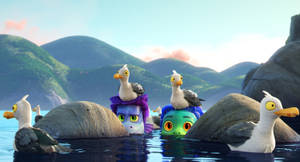 Peeking Alberto Pixar Luca Wallpaper