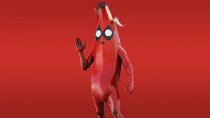 Peely Is Ready To Play Fortnite! Wallpaper