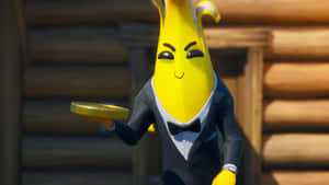 Peely The Banana Professional Gamer In Fortnite Wallpaper