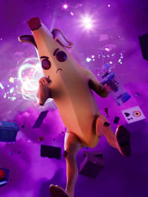 Peely, The Banana Skin In Fortnite Wallpaper