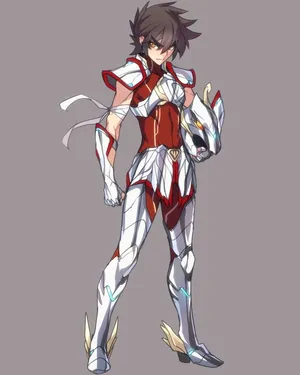 Pegasus Seiya Armor Artwork Wallpaper