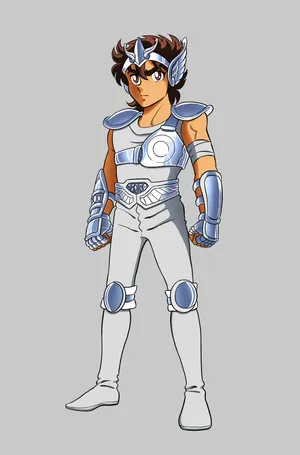Pegasus Seiya Armor Illustration Wallpaper