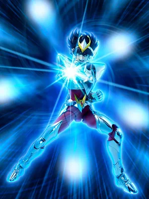 Pegasus Seiya Cosmic Energy Wallpaper