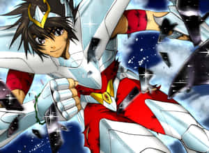Pegasus Seiya In Full Armor Wallpaper