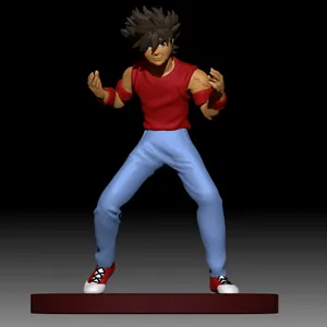 Pegasus Seiya3 D Model Pose Wallpaper