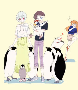 Pen Pen The Emperor Penguin Chilling On Iceberg Wallpaper