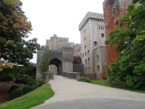 Penrhyn Castle Gatehouse Bangor U K Wallpaper