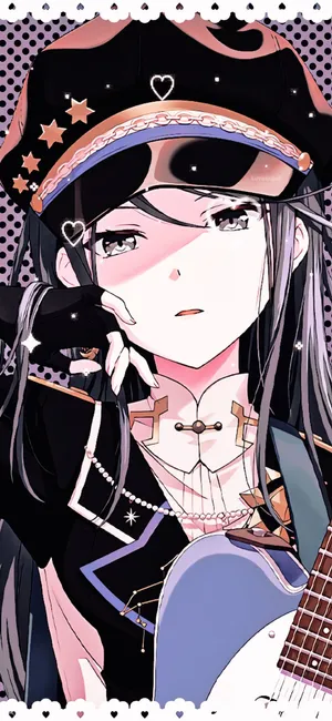 Pensive Pirate Girl Anime Art Wallpaper