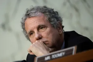 Pensive Sherrod Brown - Reflecting On Policy Issues Wallpaper