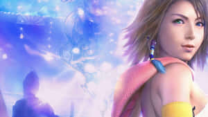 Pensive Yuna - Final Fantasy Hd Wallpaper Wallpaper