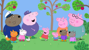 Peppa Pig In The Enchanted Forest Wallpaper