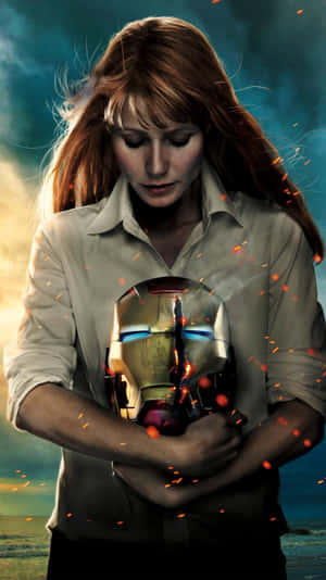 Pepper Potts In Her Rescue Suit Wallpaper