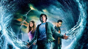 Percy Jackson Alexandra Daddario Film Franchise Wallpaper