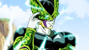 Perfect Cell Iconic Anime Villain Wallpaper