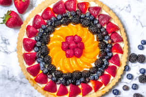 Perfect Fruit Pile Tart Wallpaper