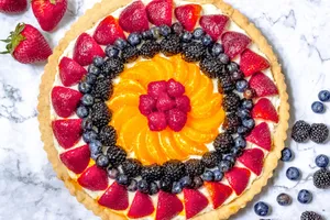 Perfect Fruit Pile Tart Wallpaper