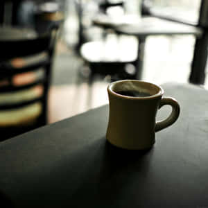 Perfectly Brewed Black Coffee Wallpaper