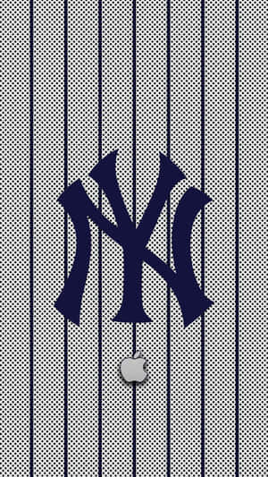 Perforated Metal New York Yankees Iphone Wallpaper