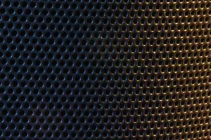 Perforated Metal Texture Wallpaper
