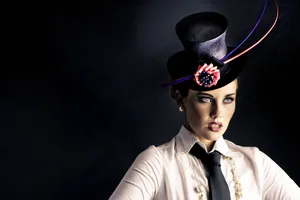 Performers On A Vaudeville Stage Wallpaper