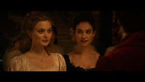 Period Drama Scene Bella Heathcote Wallpaper