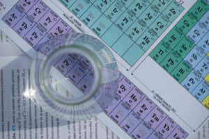 Periodic Table Through Glass Wallpaper