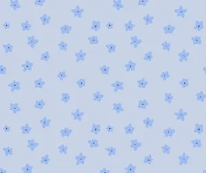 Periwinkle Floral Pattern Background Wallpaper