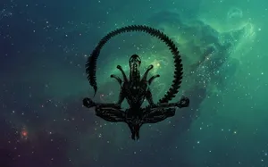 Person Immersed In Deep Concentration While Working On A Computer Wallpaper