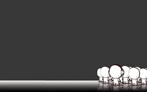 Person With Headphones Leads Group Wallpaper