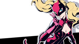 Persona 5 4k Takamaki Catsuit Wallpaper