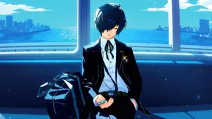 Persona3 Character Train Ride Wallpaper