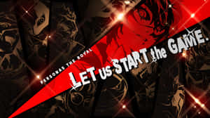 Persona5 Royal Start Screen Wallpaper