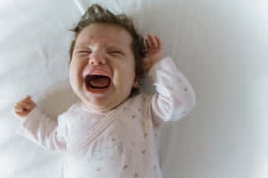 Perturbed Baby Crying Wallpaper