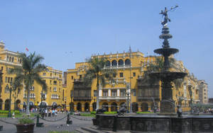 Peru Plaza Mayor Wallpaper