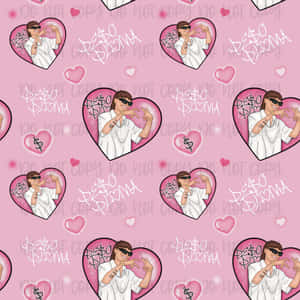 Peso Pluma Pattern Design Wallpaper