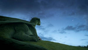 Pete's Dragon Staring At Sky Wallpaper