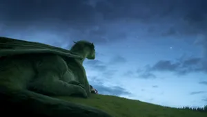 Pete's Dragon Staring At Sky Wallpaper