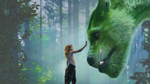 Pete's Dragon Touching Head Wallpaper