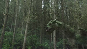 Pete's Dragon Walking In Woods Wallpaper