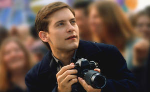 Peter Parker As A Photographer Wallpaper