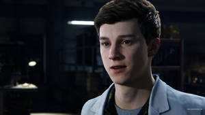 Peter Parker In Playstation 5 Wallpaper