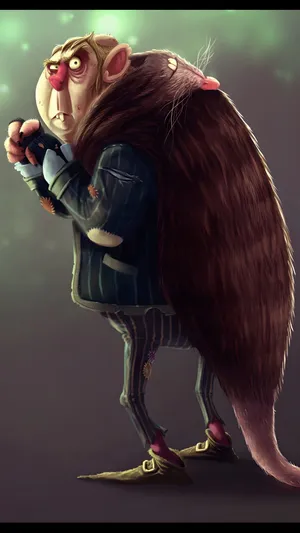 Peter Pettigrew Character Art Wallpaper