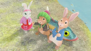 Peter Rabbitand Friends Adventure Wallpaper