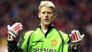 Peter Schmeichel Retro Young Photo Wallpaper